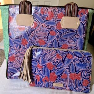 Consuela classic tote and clutch wallet